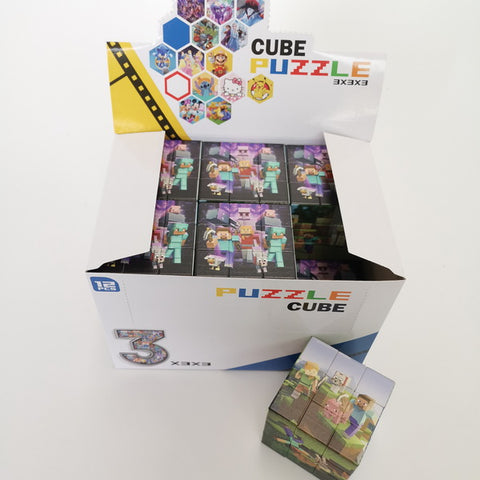 12pc Puzzle Cube with Display Box