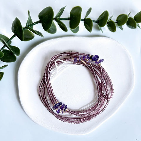 Boho Gemstone Beaded Bracelet Waist Chain