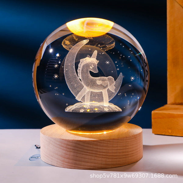 Wholesale 3D Led USB Crystal Ball Lamp