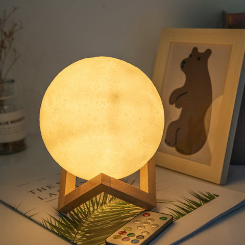 3D USB Pat Moon Light Multi-Color