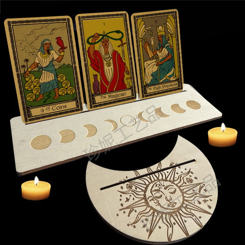 Wooden Tarot Cards Stand
