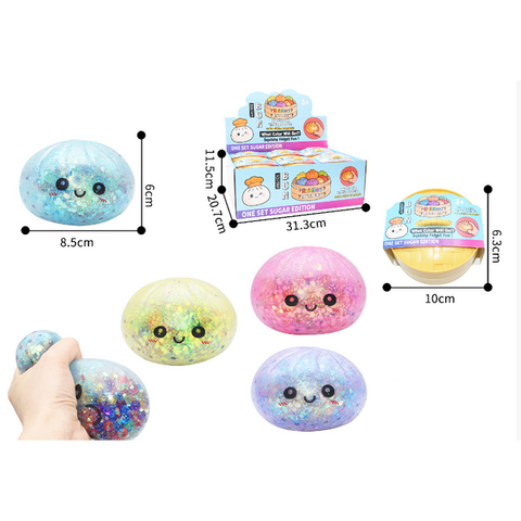 12pc Mystery Squishy Buns with Display Box
