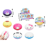 12pc Mystery Cartoon Squishy Buns with Display Box