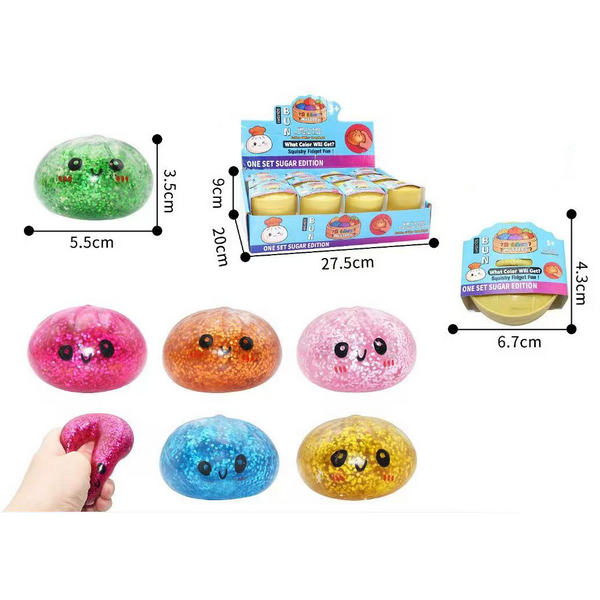 24pc Mystery Squishy Buns with Display Box