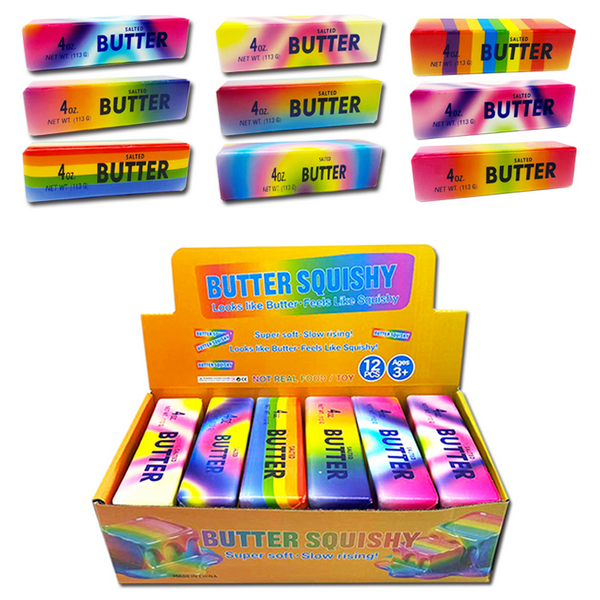 12pc Squishy Butter with Display Box