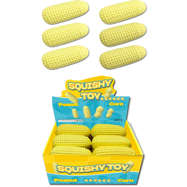 12pc Squishy Corn with Display Box