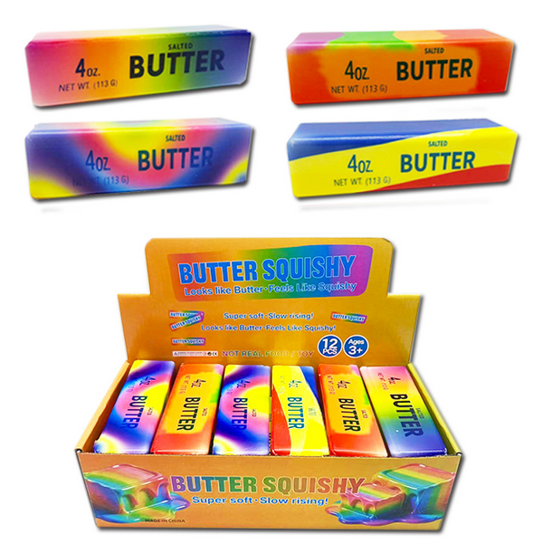 12pc Squishy Butter with Display Box