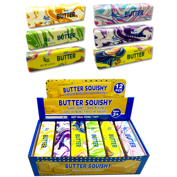 12pc Squishy Butter with Display Box