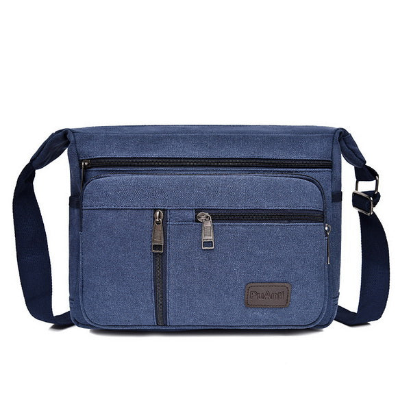 Large Canvas Multi-pockets Bag