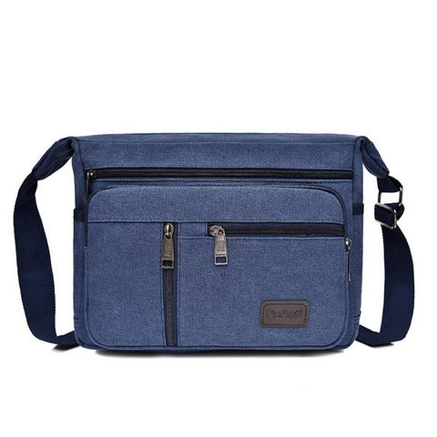 Large Canvas Multi-pockets Bag