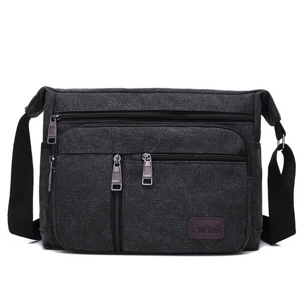 Large Canvas Multi-pockets Bag