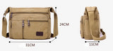 Large Canvas Multi-pockets Bag