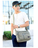 Large Canvas Multi-pockets Bag