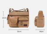 Large Canvas Multi-pockets Bag