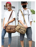 Large Canvas Multi-pockets Bag