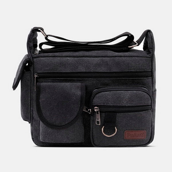 Large Canvas Multi-pockets Bag
