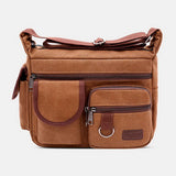 Large Canvas Multi-pockets Bag
