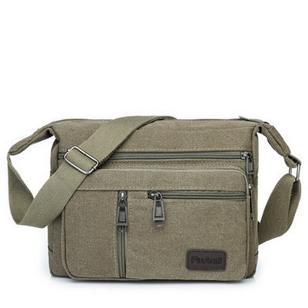Canvas Multi-pockets Bag