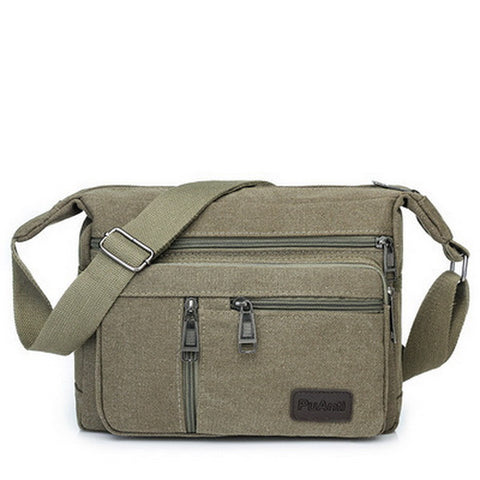 Canvas Multi-pockets Bag