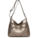PU Leather Multi-pockets Bag