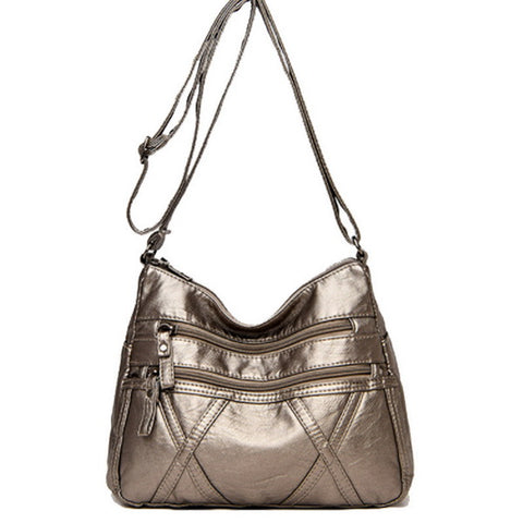 PU Leather Multi-pockets Bag