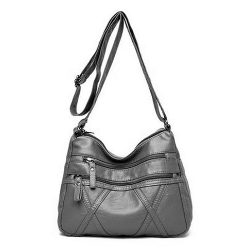 PU Leather Multi-pockets Bag
