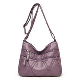 PU Leather Multi-pockets Bag