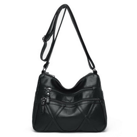 PU Leather Multi-pockets Bag