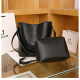 2pc Pu Leather Bag