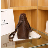 2pc Pu Leather Bag