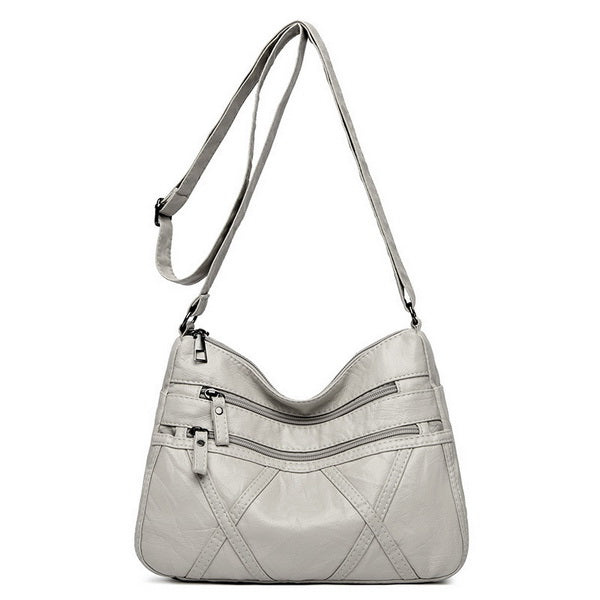 PU Leather Multi-pockets Bag