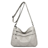 PU Leather Multi-pockets Bag