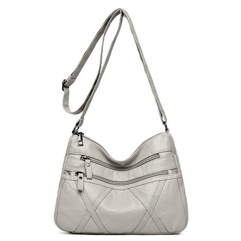 PU Leather Multi-pockets Bag