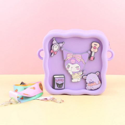 Silicone DIY Charms Crossbody Bag