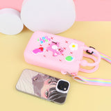 Silicone DIY Charms Crossbody Bag