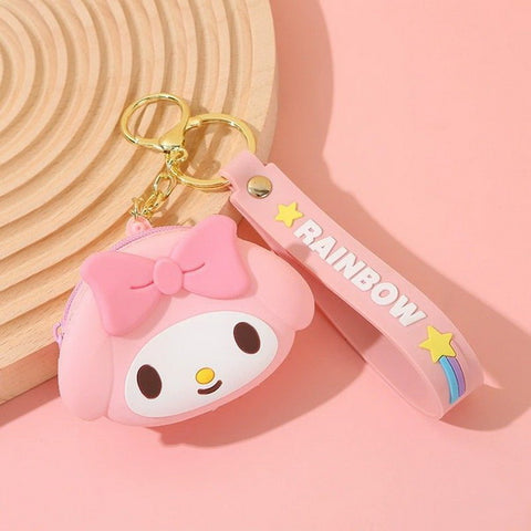 Silicone Coin Purse Keyring