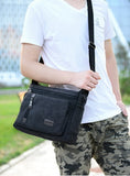 Large Canvas Multi-pockets Bag