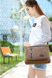 Large Canvas Multi-pockets Bag