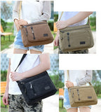 Large Canvas Multi-pockets Bag