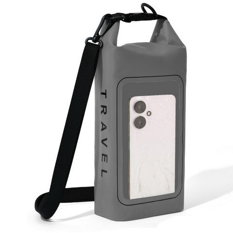 2L Waterproof PVC Dry Bag with touch-screen phone window