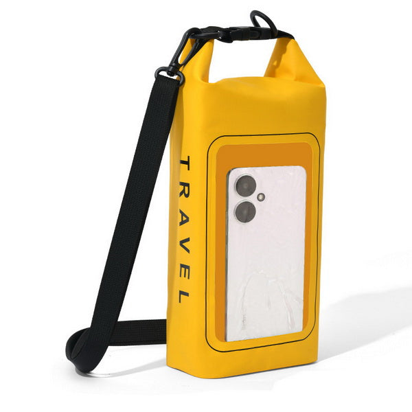 2L Waterproof PVC Dry Bag with touch-screen phone window