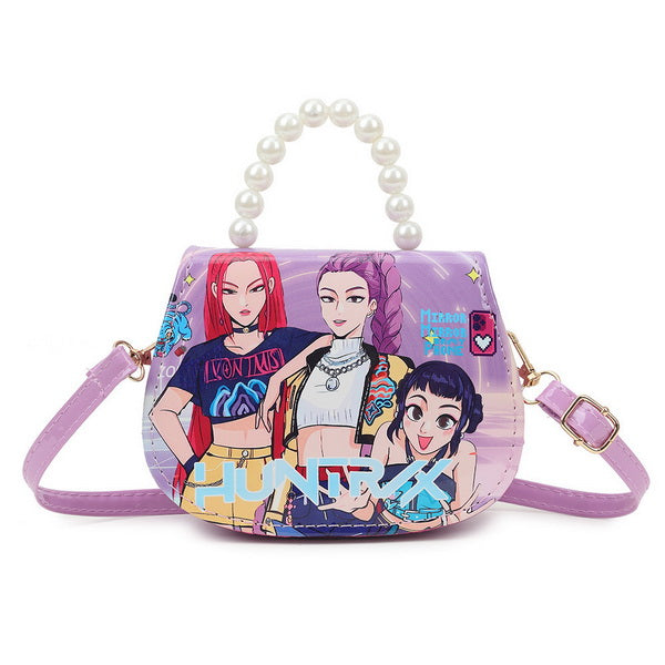 Kids Pearl Handle Crossbody Bags