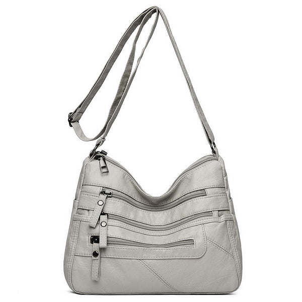 PU Leather Multi-pockets Bag