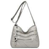 PU Leather Multi-pockets Bag