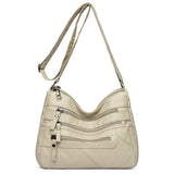PU Leather Multi-pockets Bag