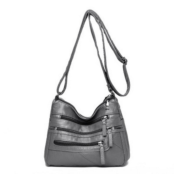 PU Leather Multi-pockets Bag