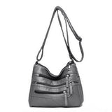 PU Leather Multi-pockets Bag