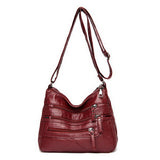 PU Leather Multi-pockets Bag