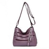 PU Leather Multi-pockets Bag