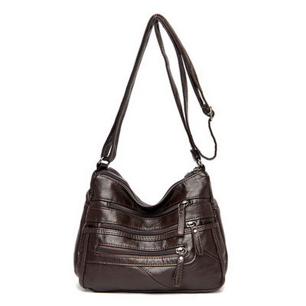 PU Leather Multi-pockets Bag